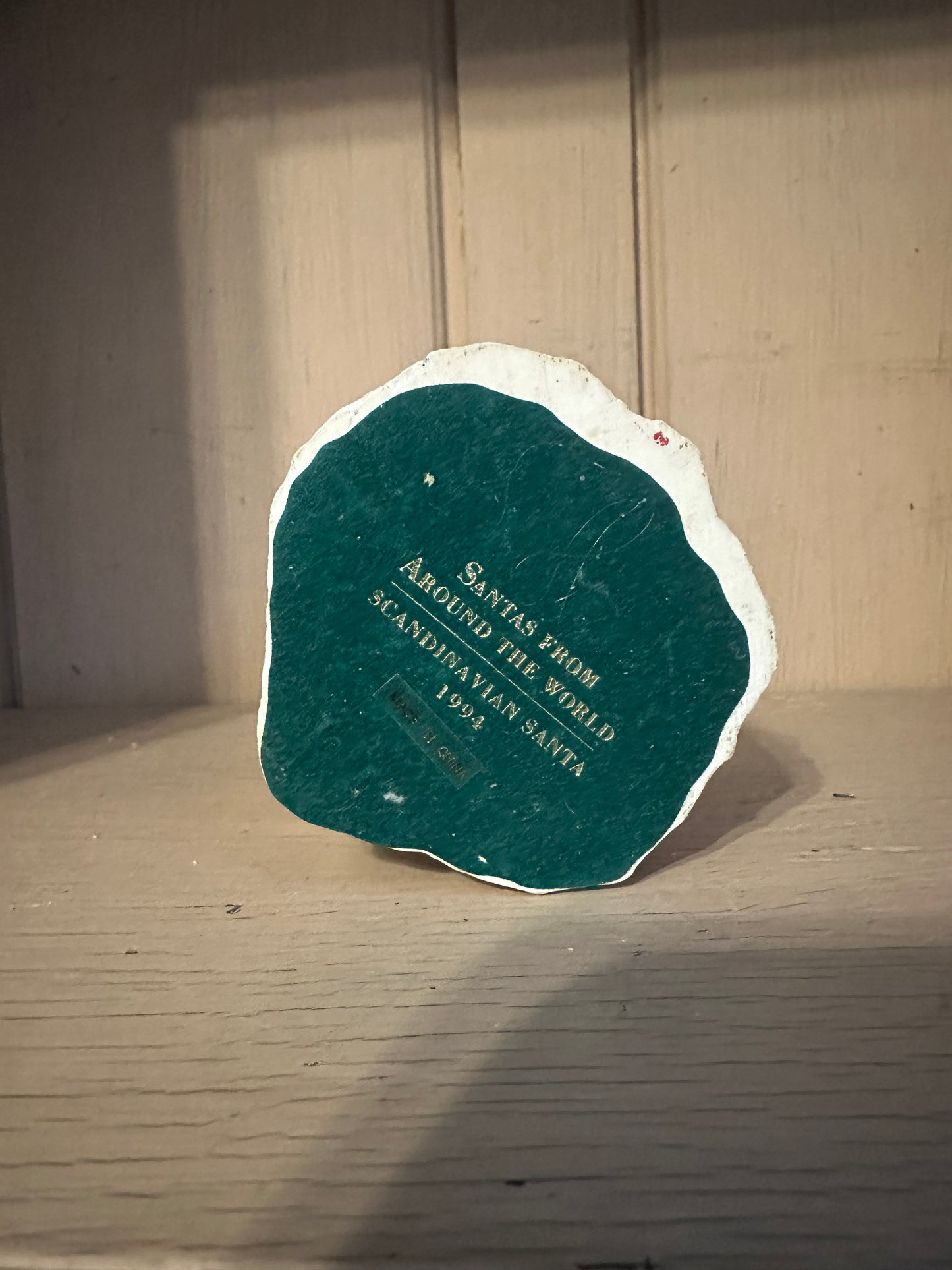 May Scandinavian Santa around world polar bear statue figurine 1994 vintage