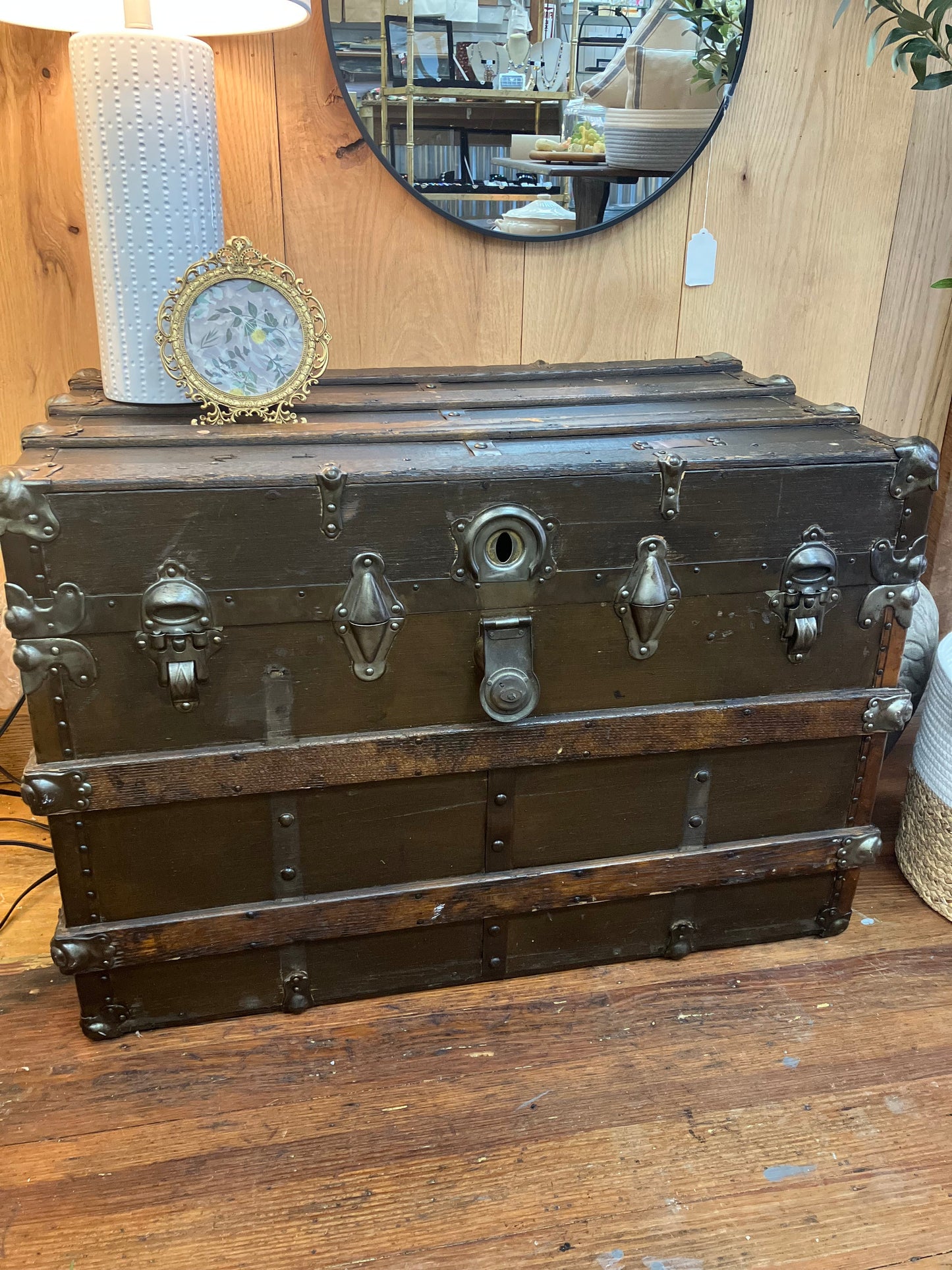 Vintage coffee table- repurposed trunk
