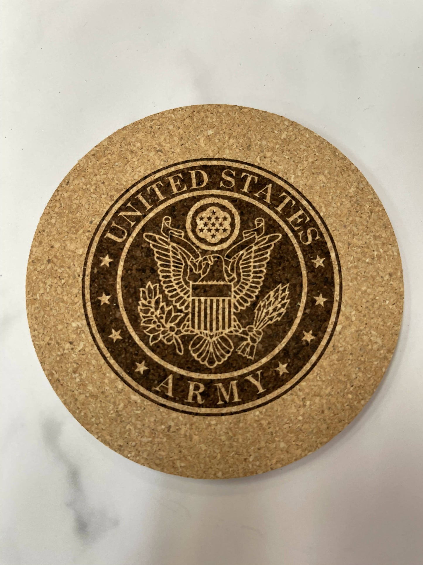 Cork coasters- Military Collection