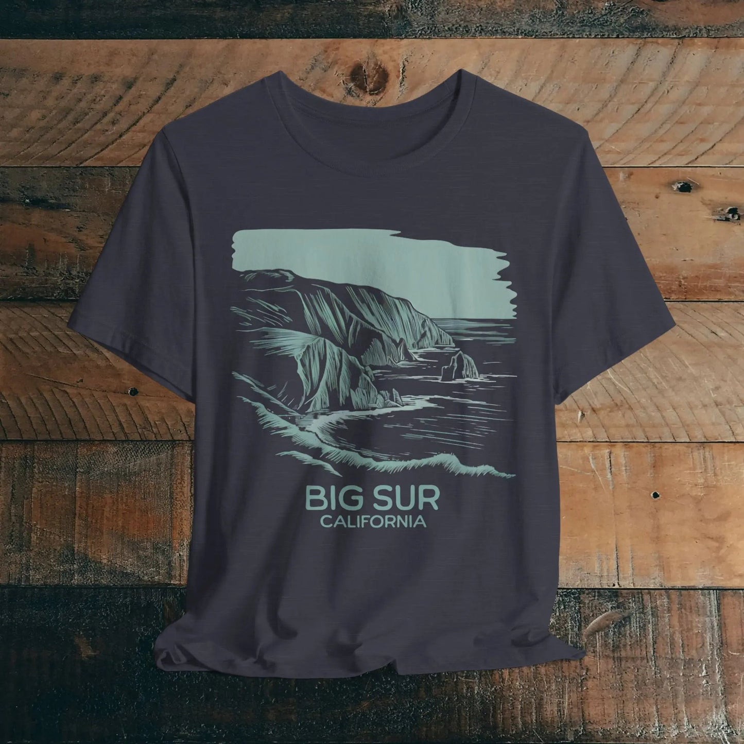 Big Sur California Unisex Fit Soft T-shirt Nature Tee