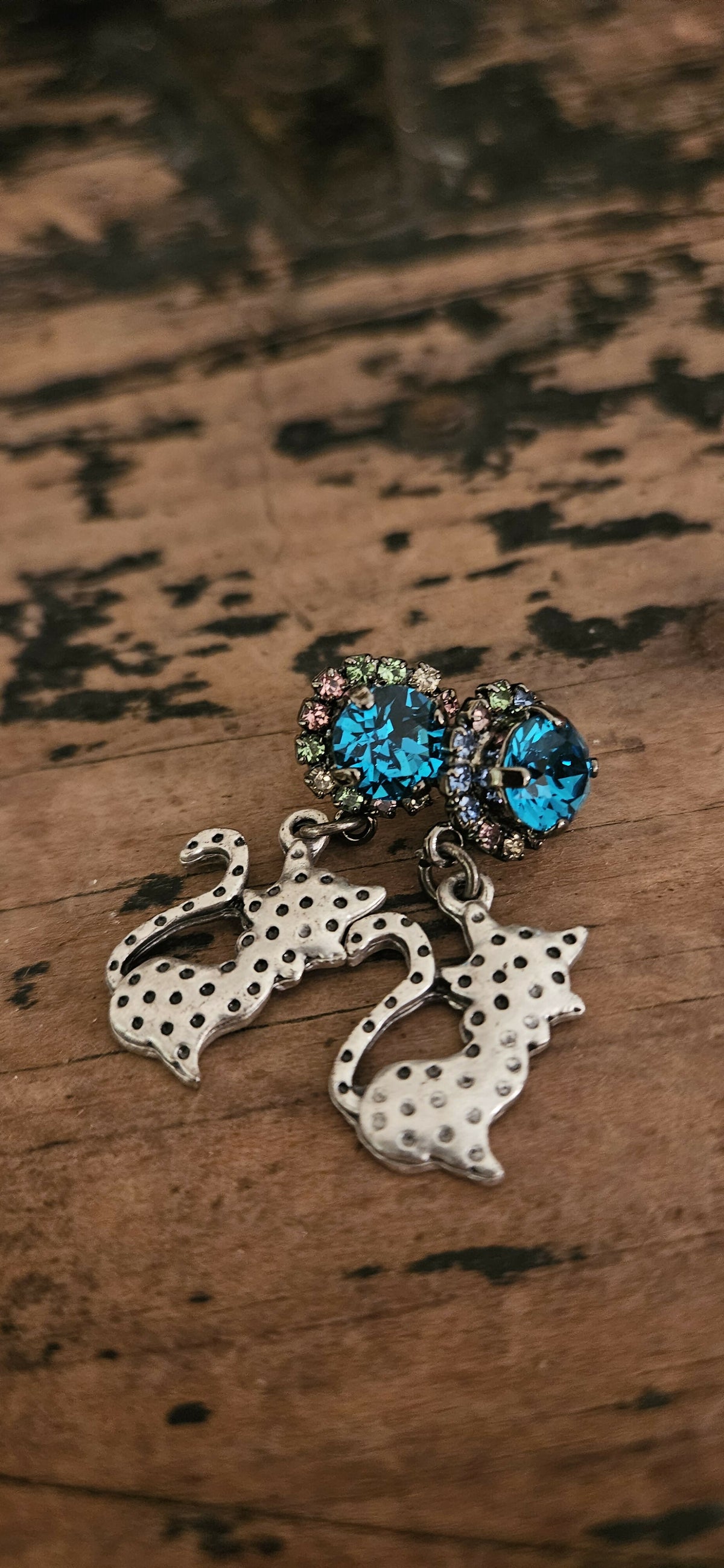 Anytime Crystals 8.5mm Swarovski Crystal Earrings