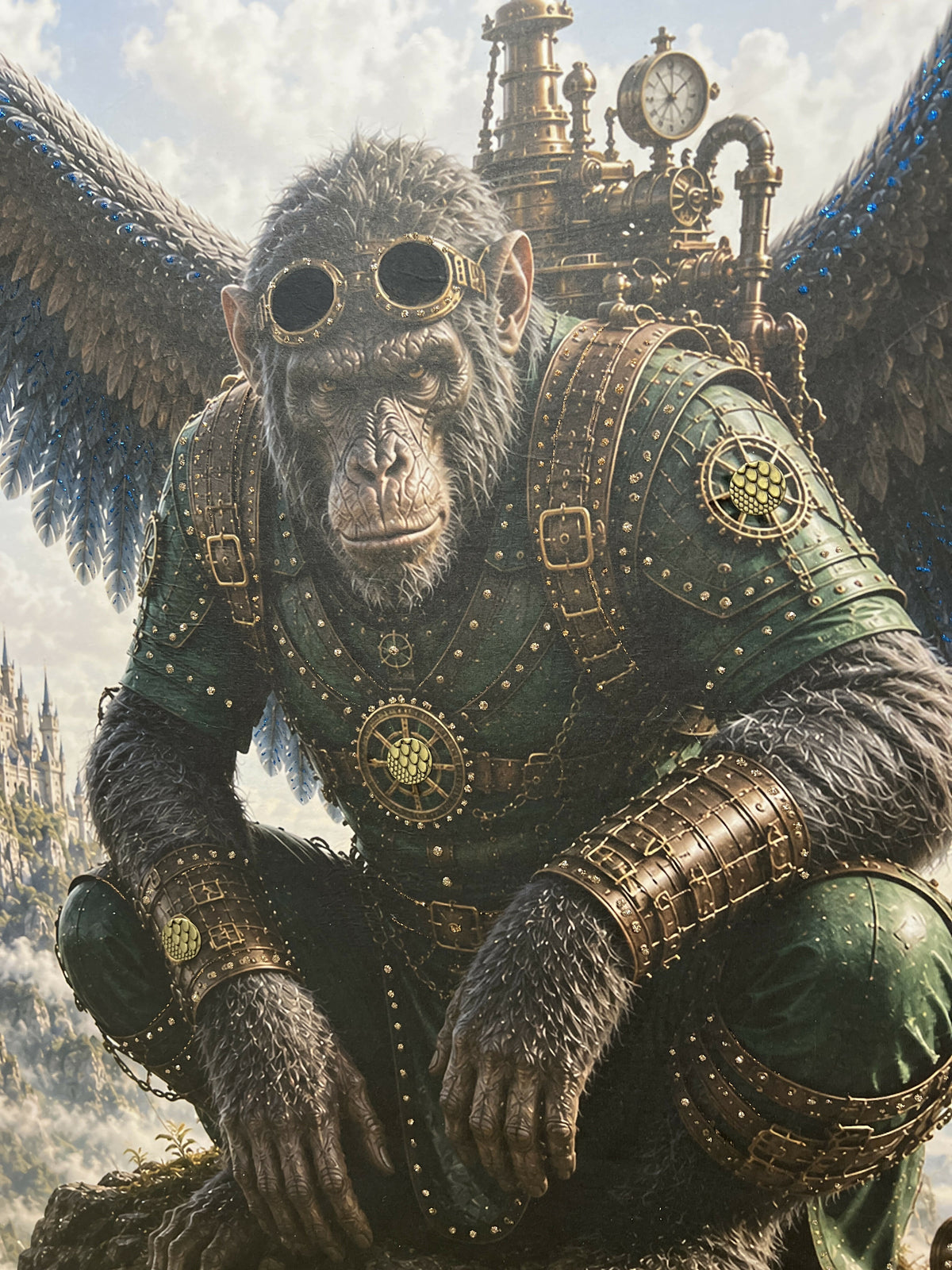 Flying monkey art