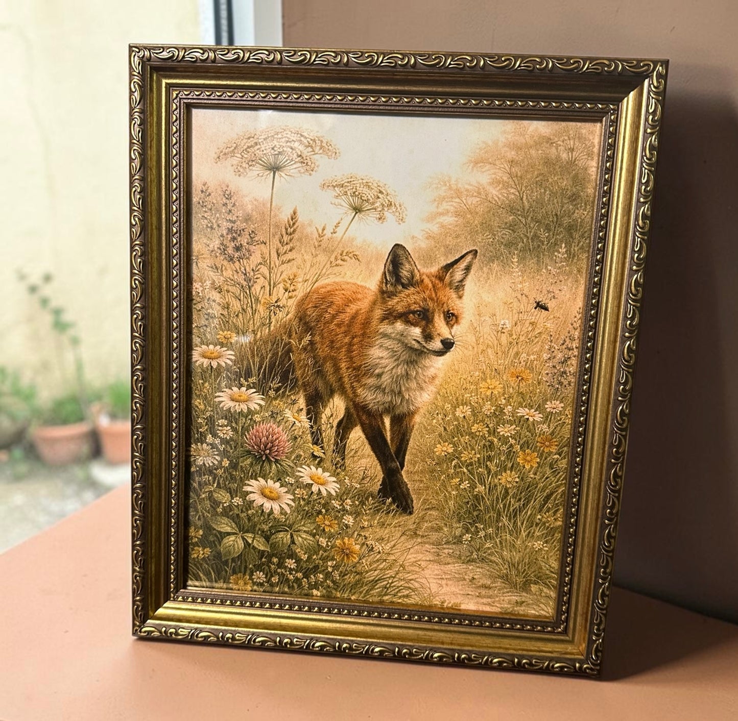 Fox In The Golden Meadow