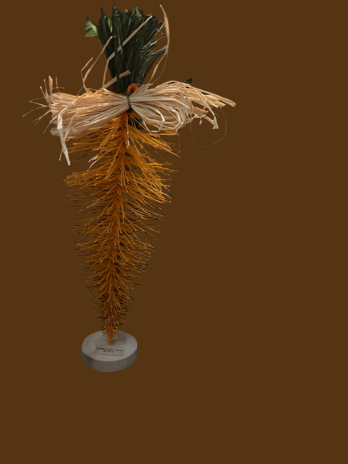 Bottle Brush Carrot