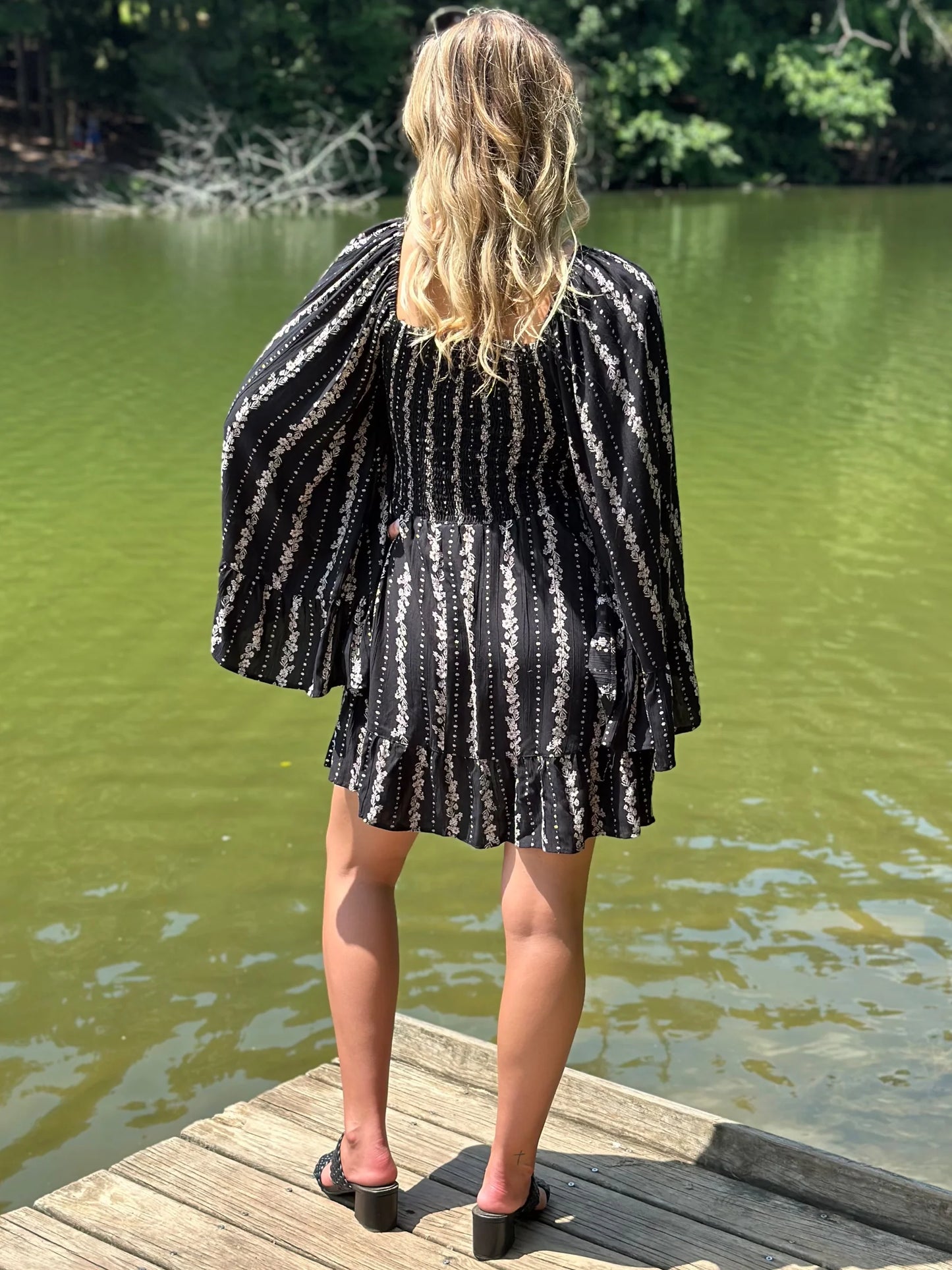 Hailey Bell Sleeve Mini Dress