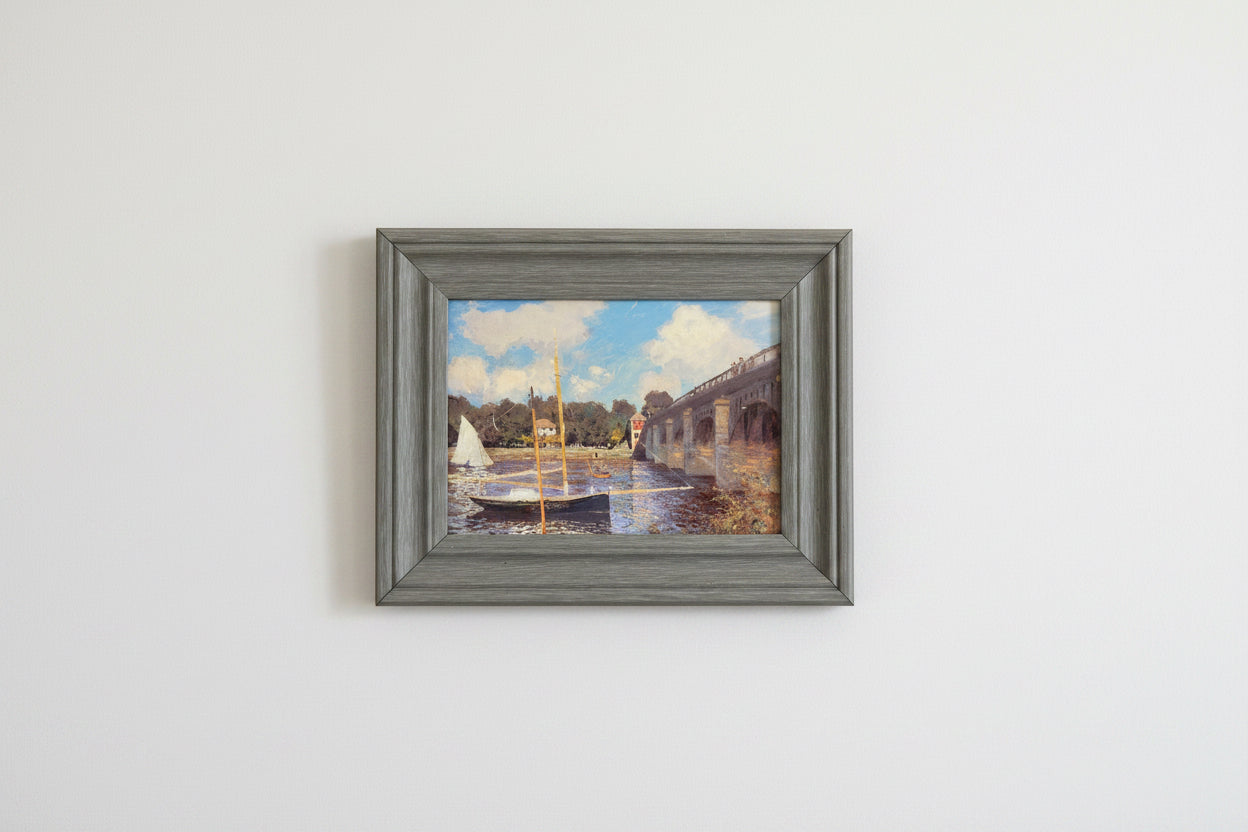 "The Bridge of Argenteuil 1874” reproduction by: Monet