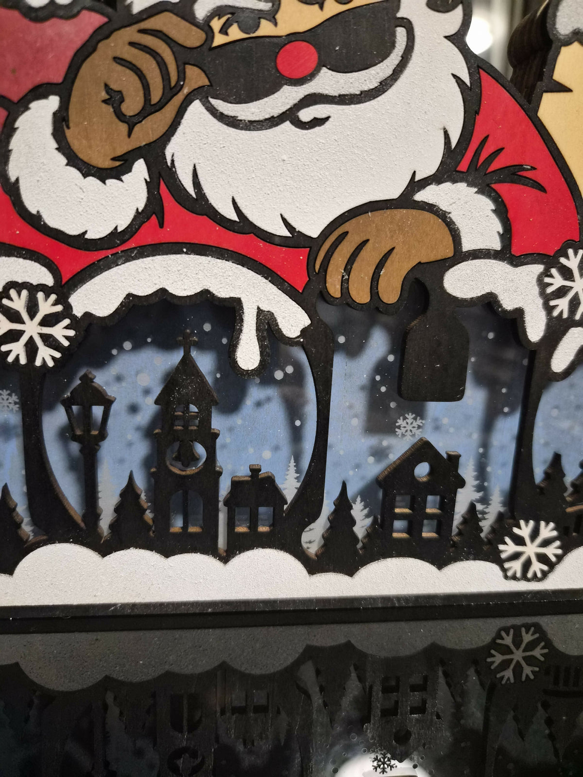 Christmas Santa HoHo Table Top Light