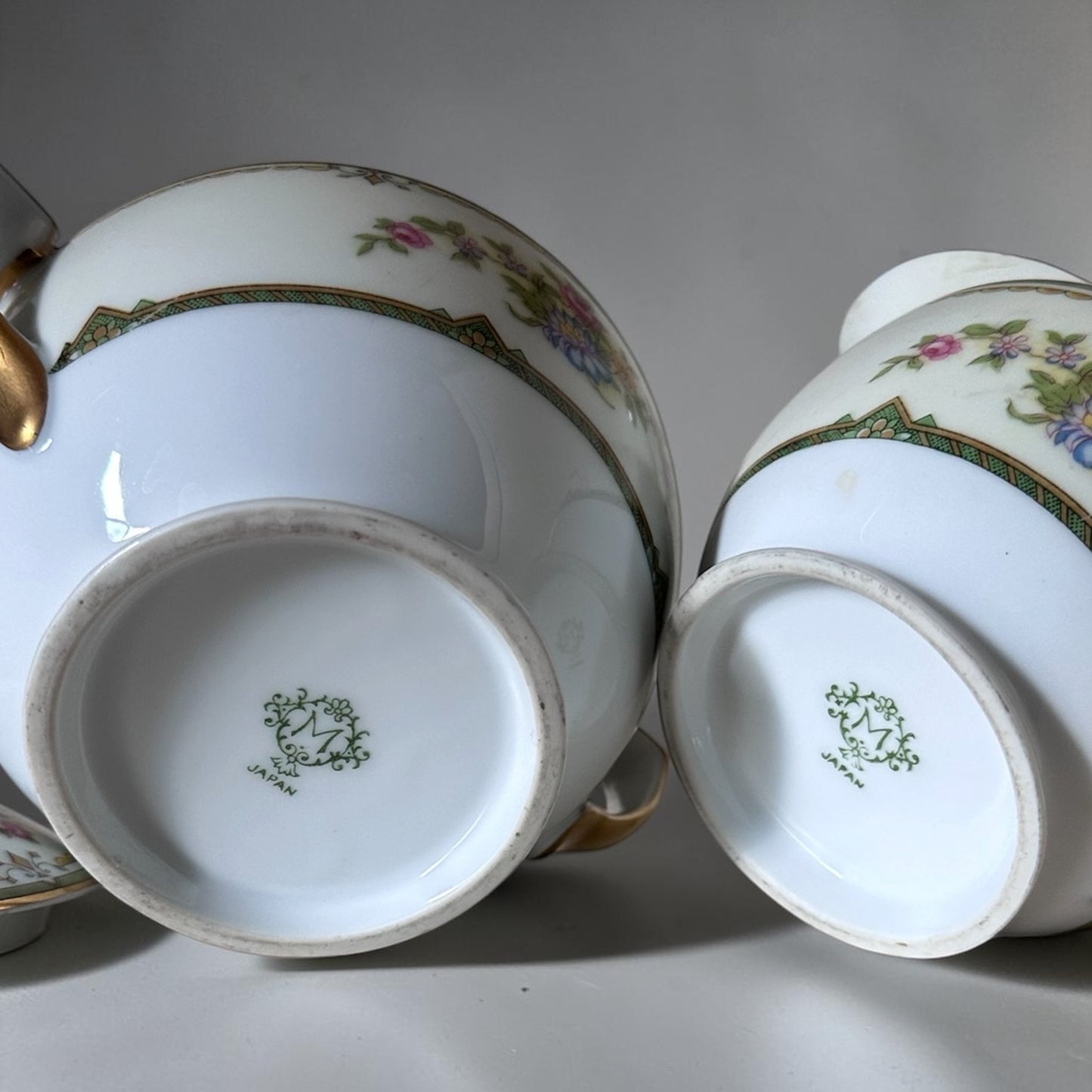 Vintage Noritake Sugar & Creamer