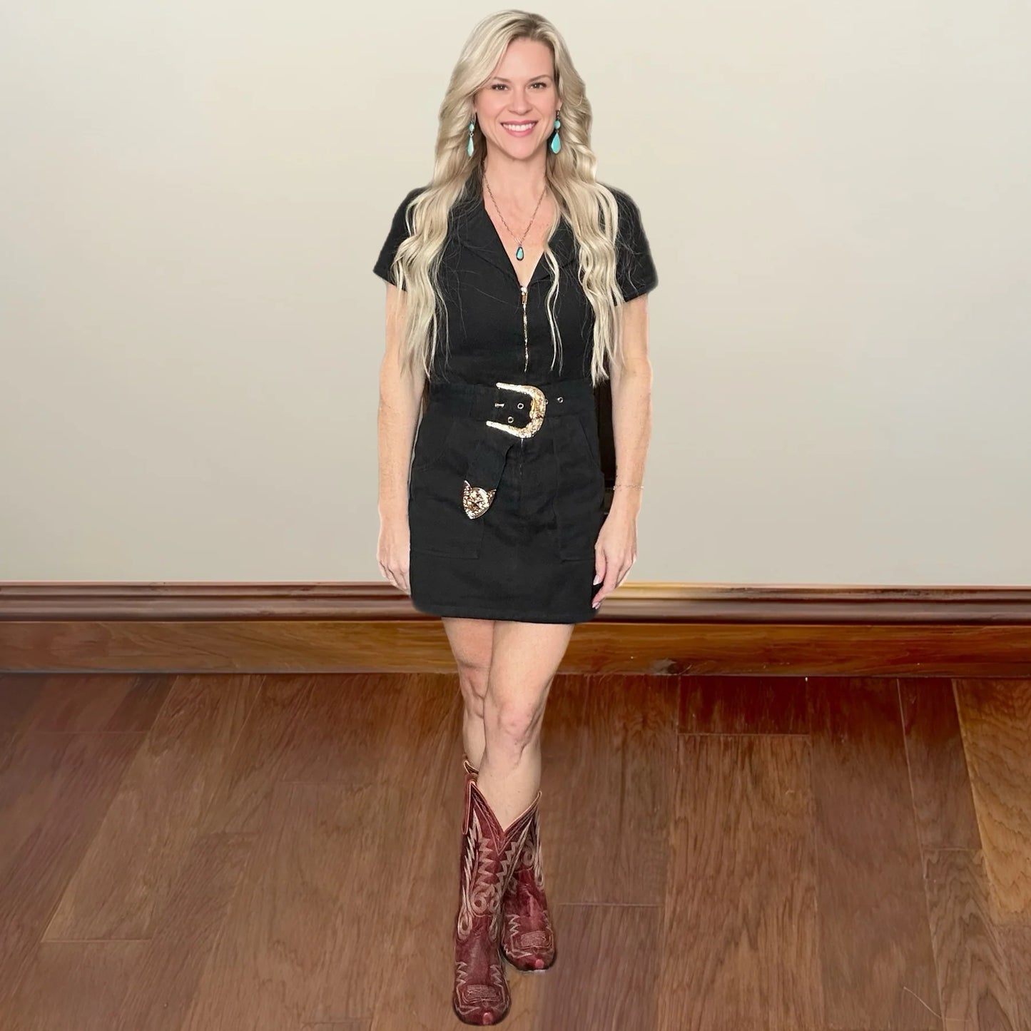 Midnight Rodeo Denim Dress