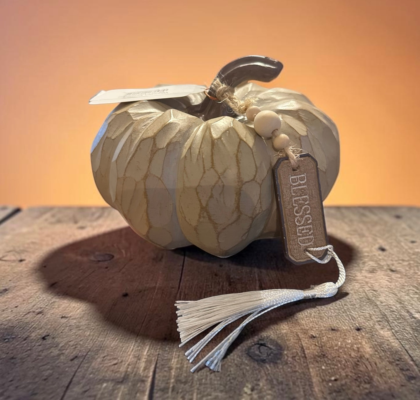 Wooden Pumpkin