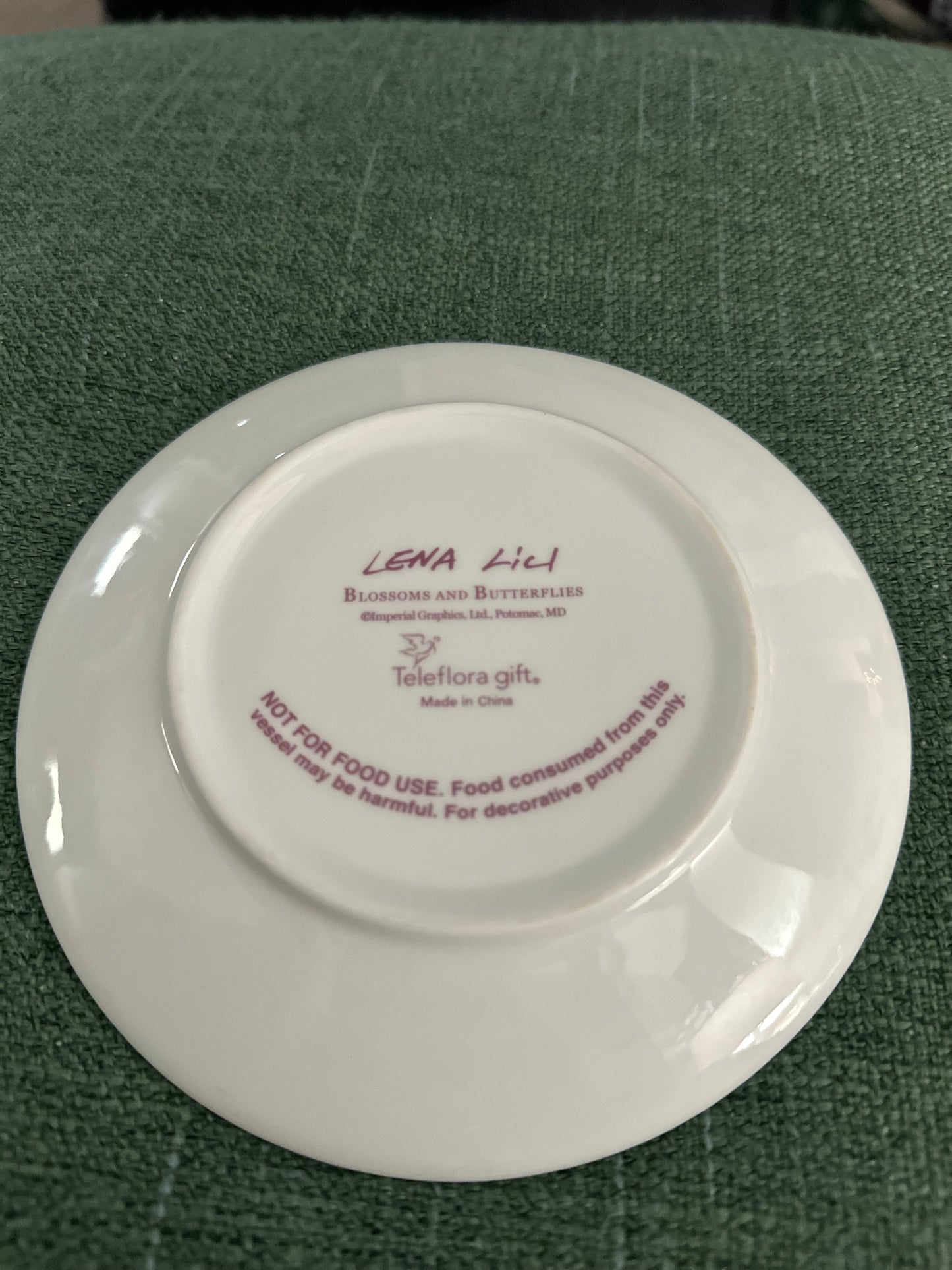 Hand-Painted Porcelain
Teacup and Saucer