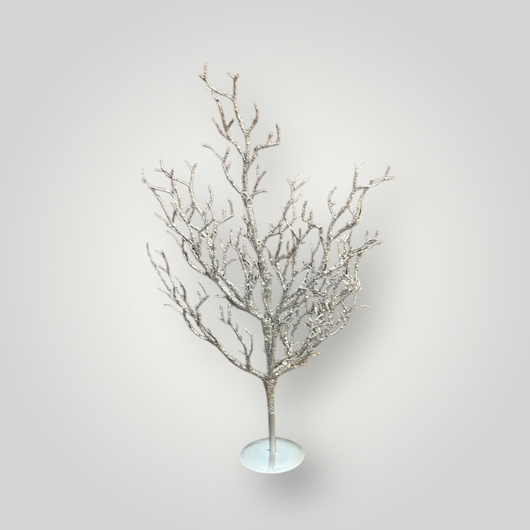 Glitter tree (silver)17”