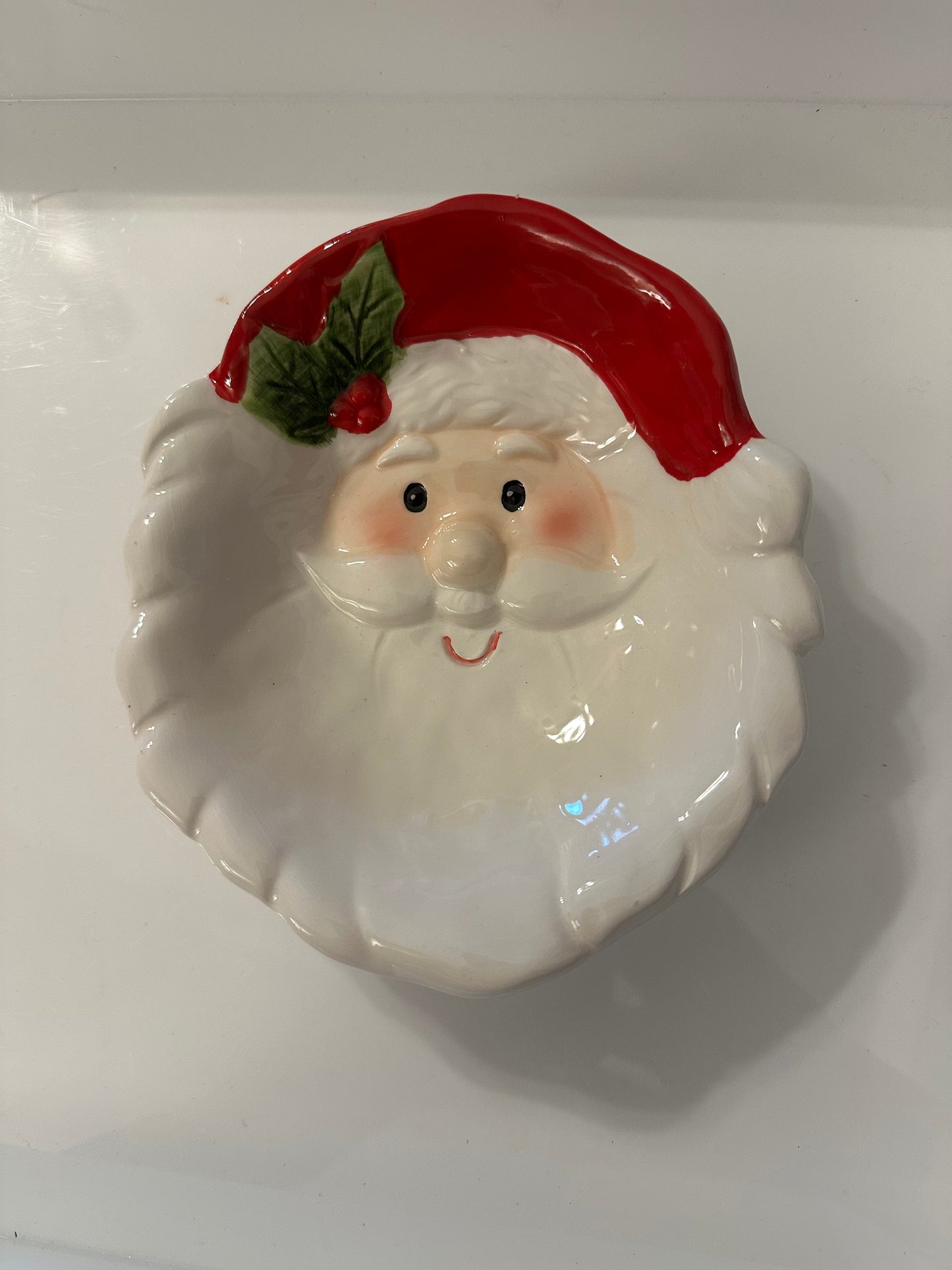 Ceramic Santa Candy Dish