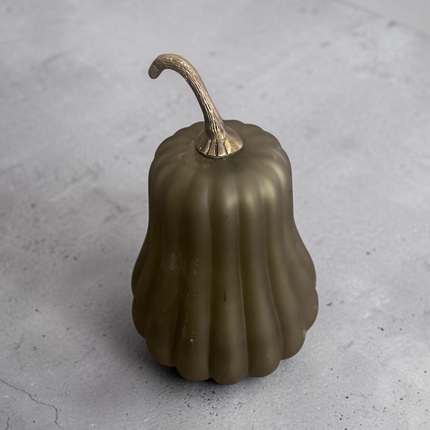 Frosted Sage Green Gourd