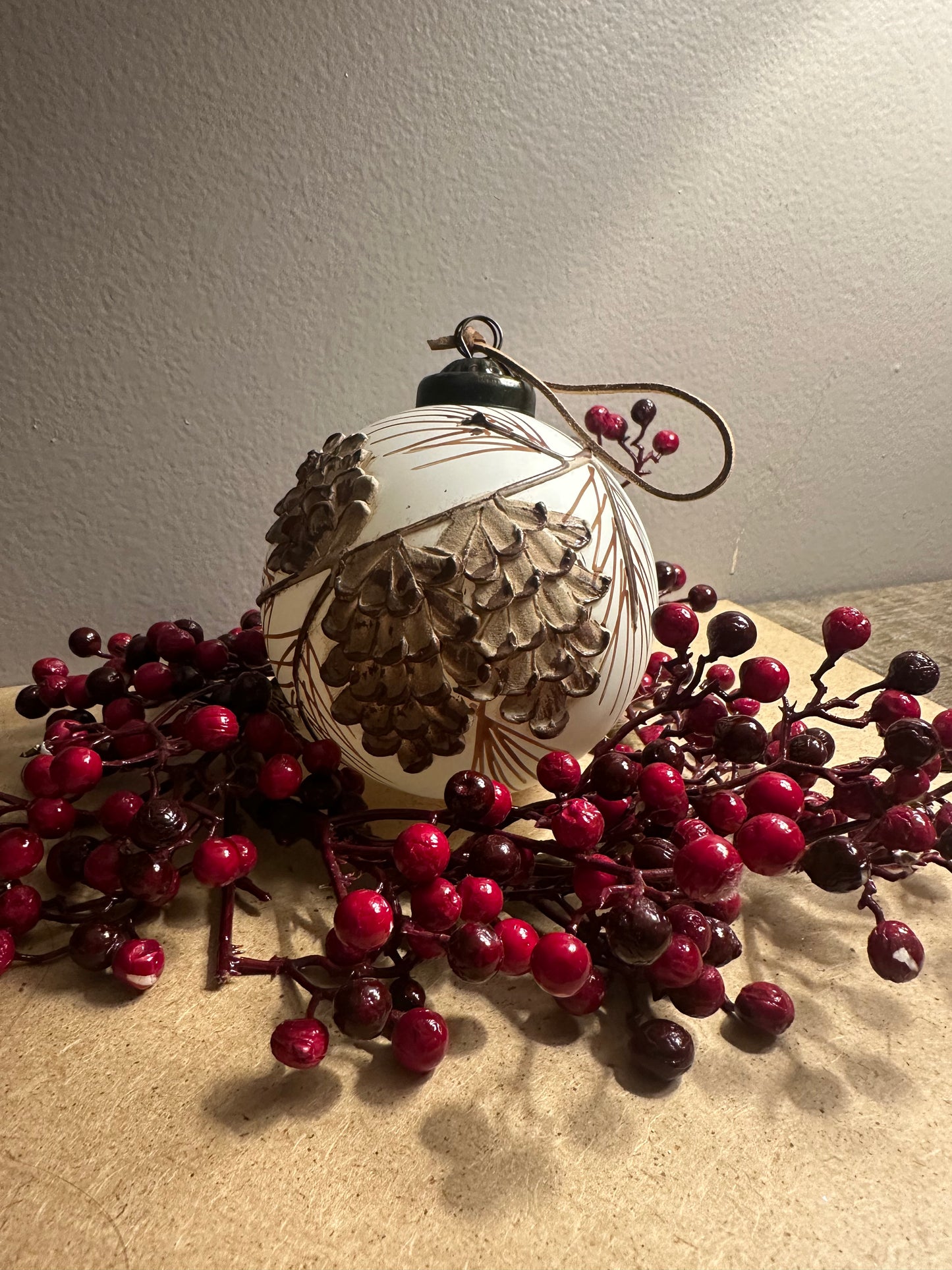 Pine Glass Ornament