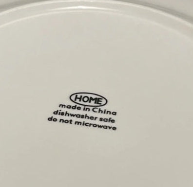 Home Brand Poinsettia 8”Plates