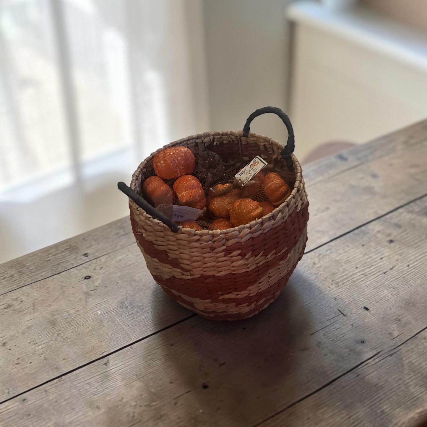 Hand-woven Two-toned Basket
