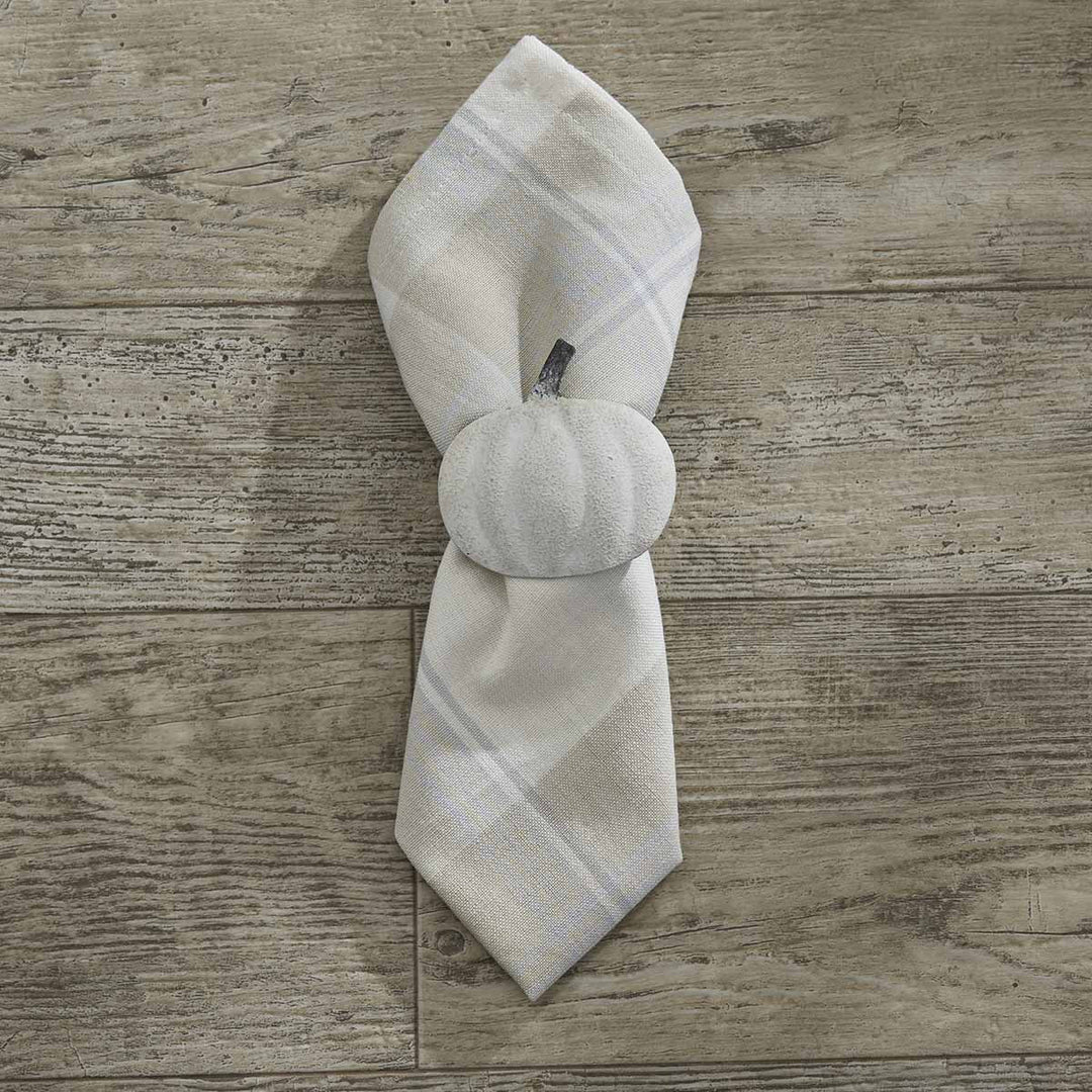 Park Designs Cream Pumpkin Napkin Ring