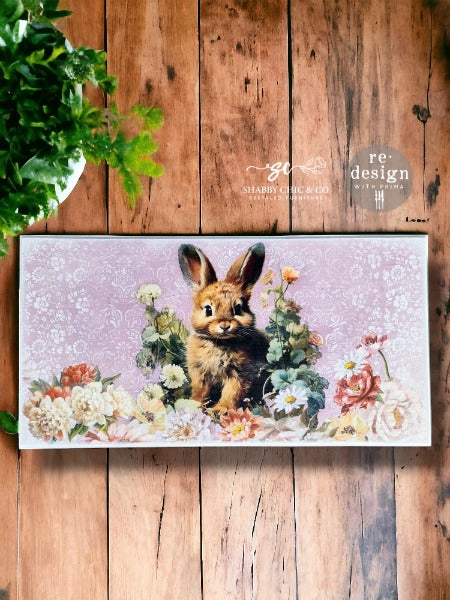 Garden Bunny Tales – A3 Decoupage Fiber 3 Pack