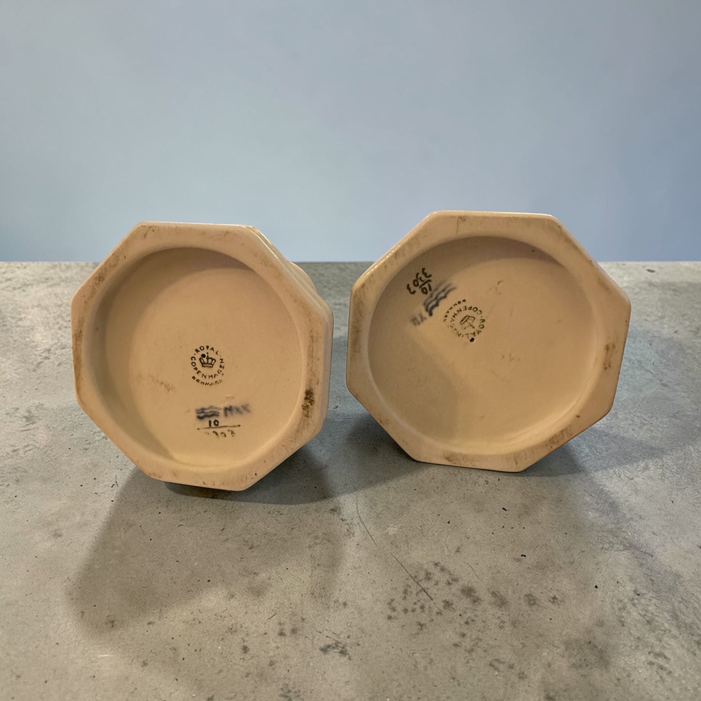 Vintage Royal Copenhagen Candle Holders(pair)