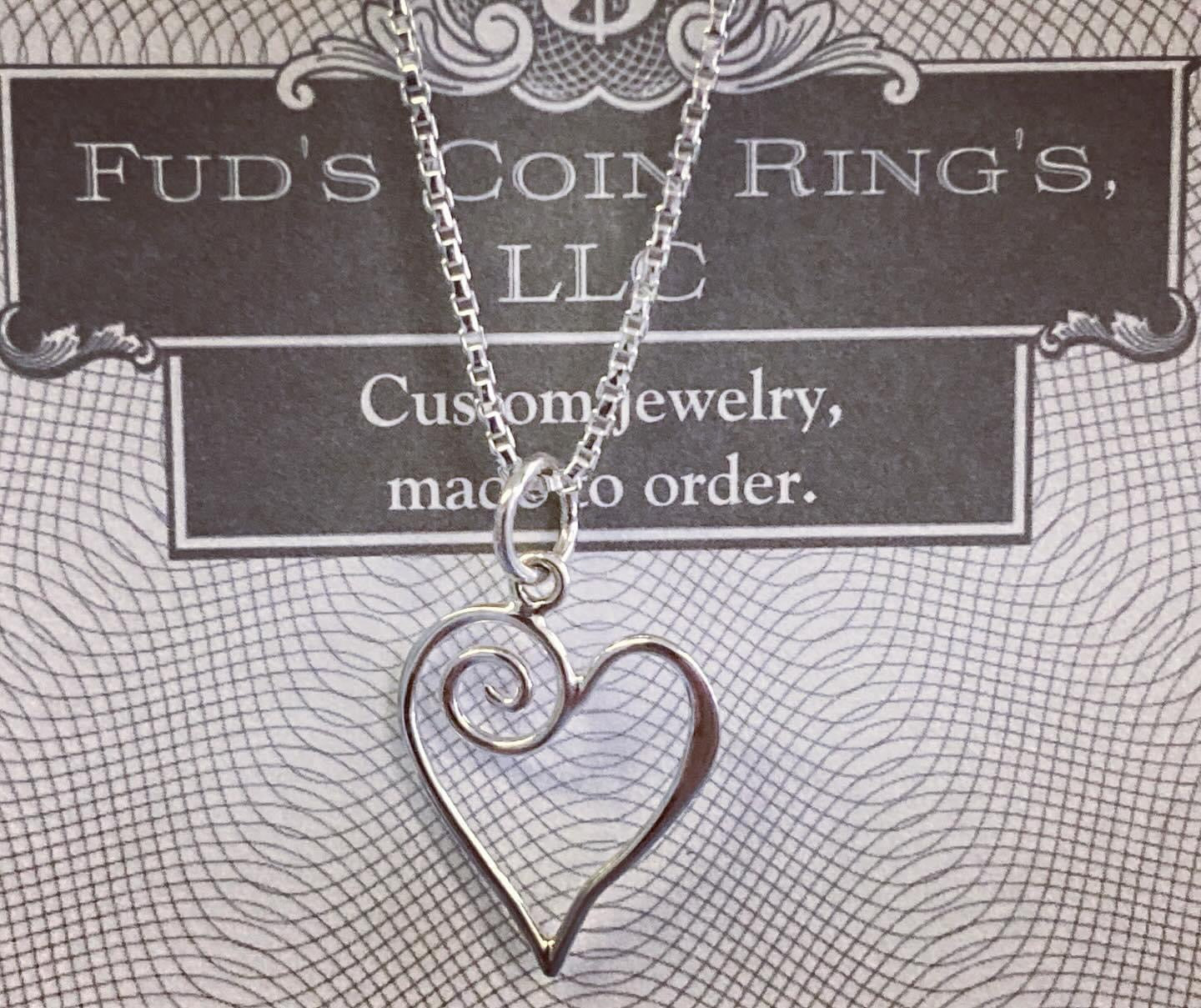 Sterling Silver Heart Necklace