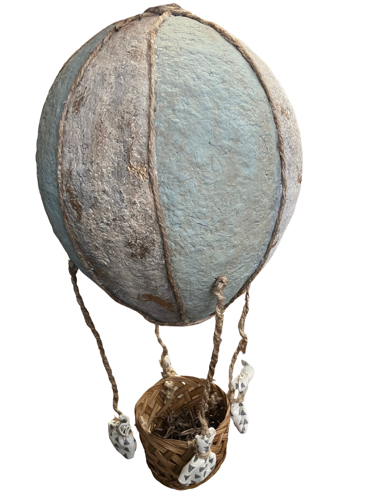 Handmade Paper Mache Hot Air Balloon