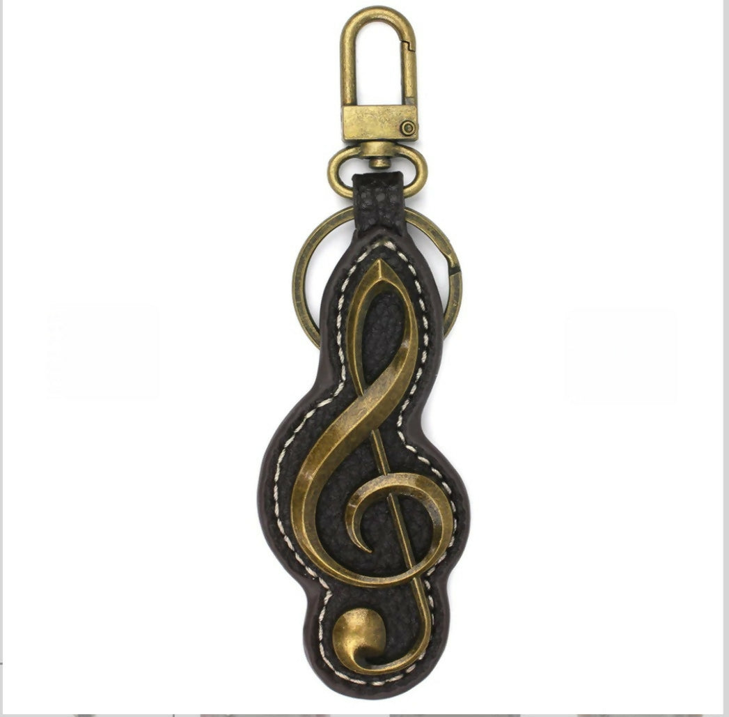 Gemini Keychain- Treble Clef