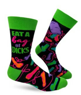 Eat a Bag of D Men's Socks