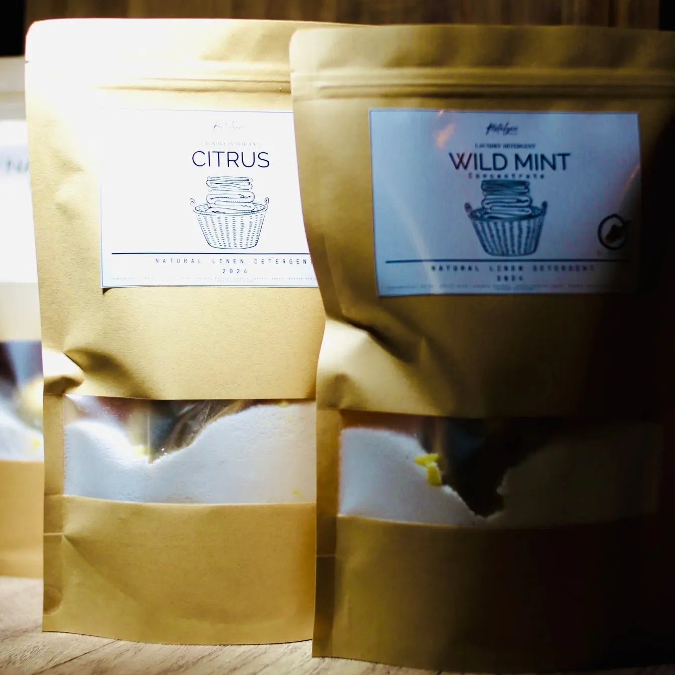 Natural Organic Vegan Laundry Detergent – 30oz & 4lb (Eco-Friendly Cleaning Power)