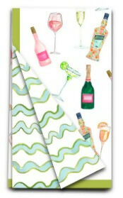 Cocktails Tea Towel
