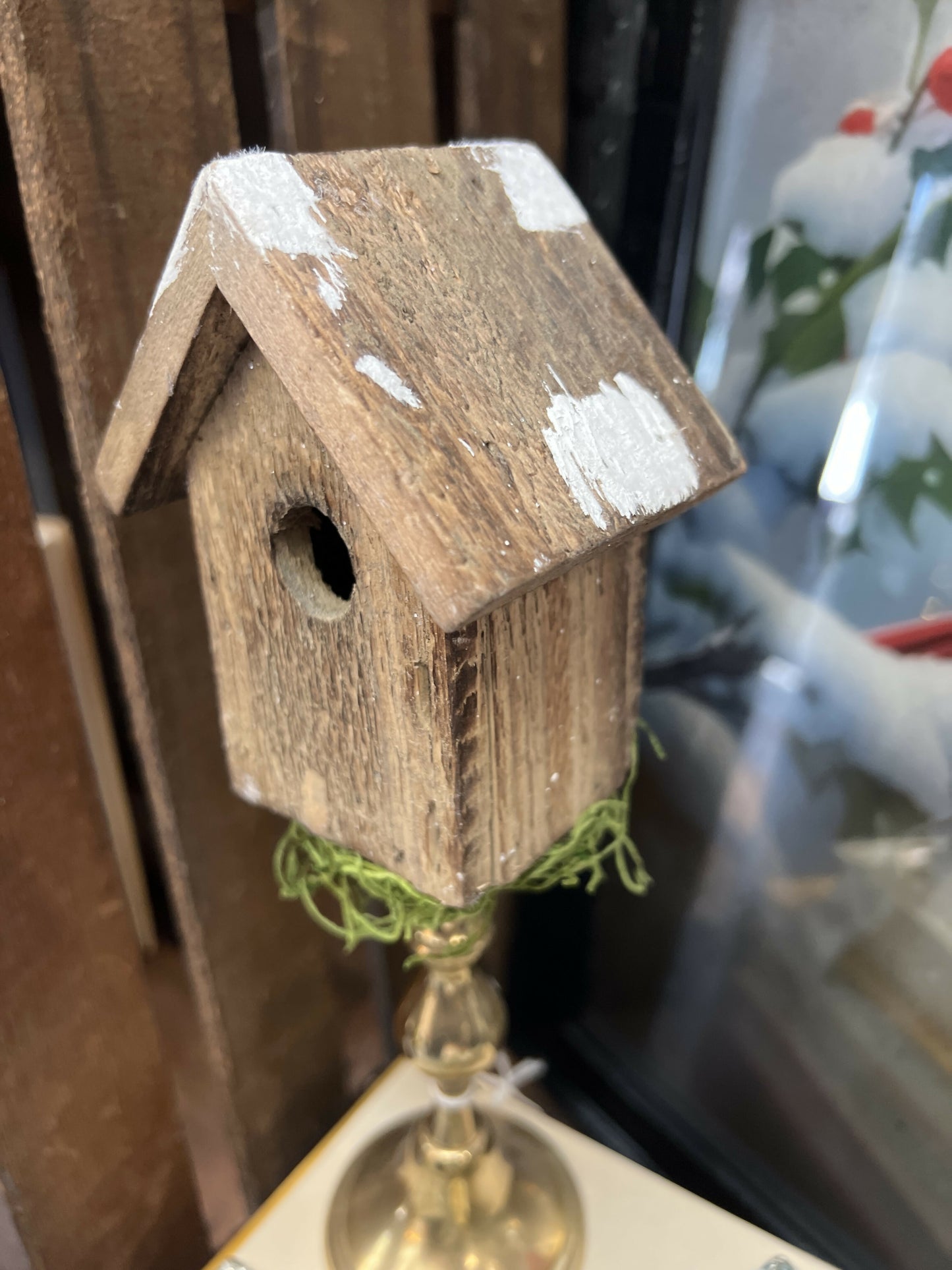 Bird house brass