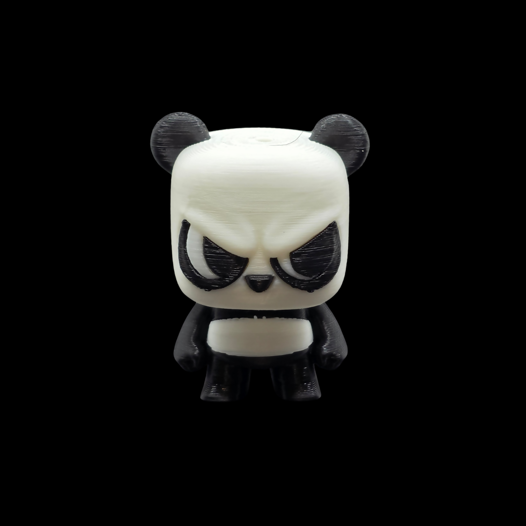 Moody Panda Keychain