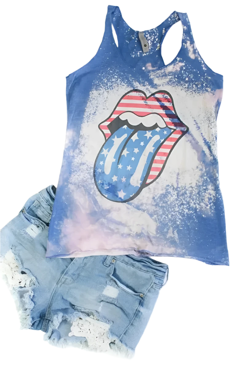 ROCKING IN THE USA TANK TOP