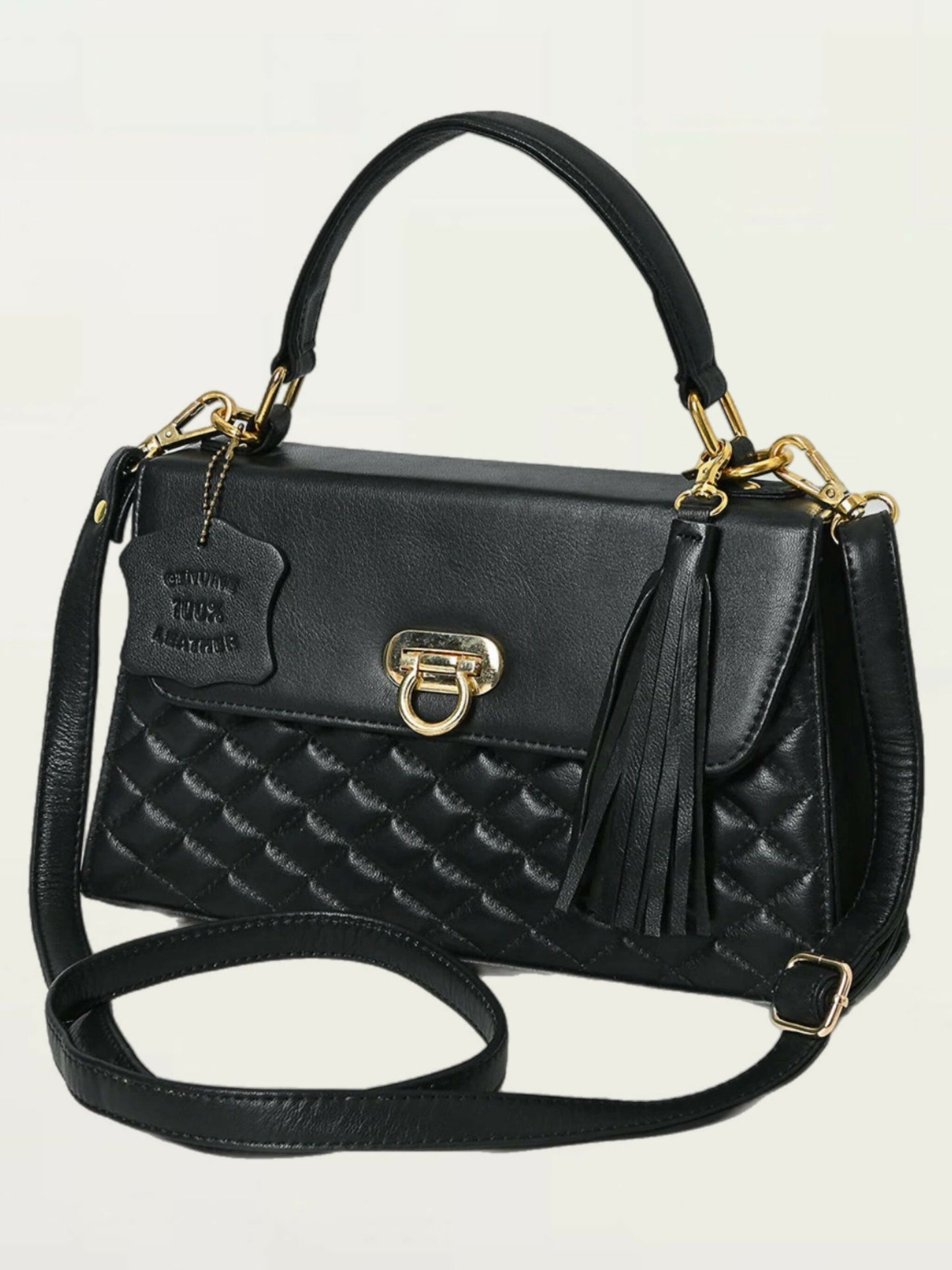 Couture Classic Leather Handbag