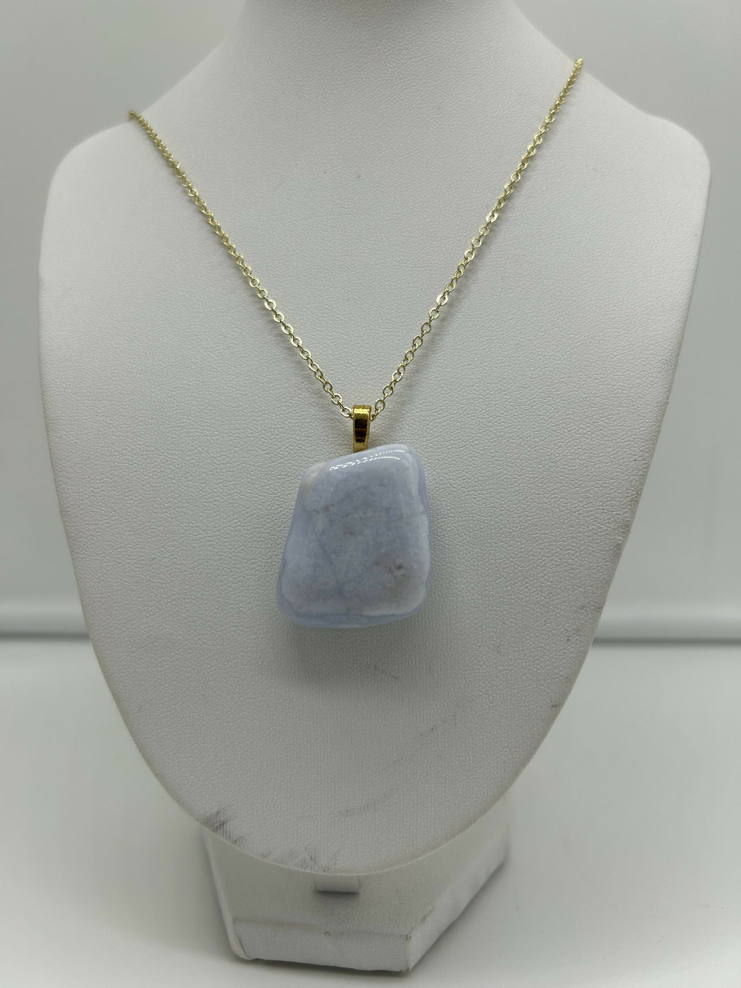 Blue Lace Agate Necklace