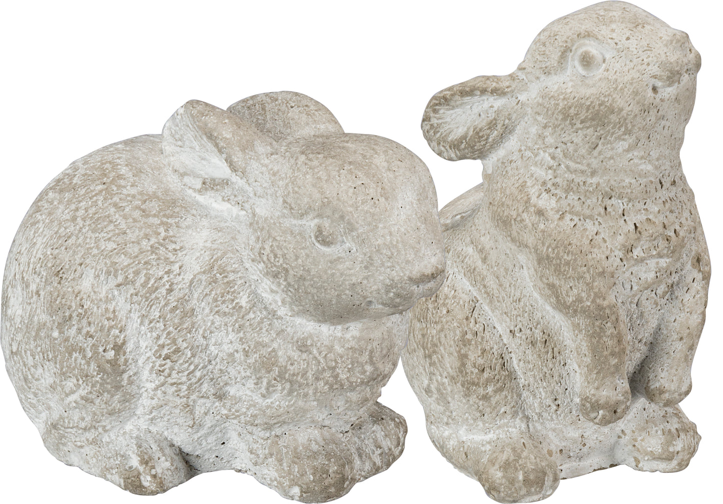 Small Cement Bunny Set