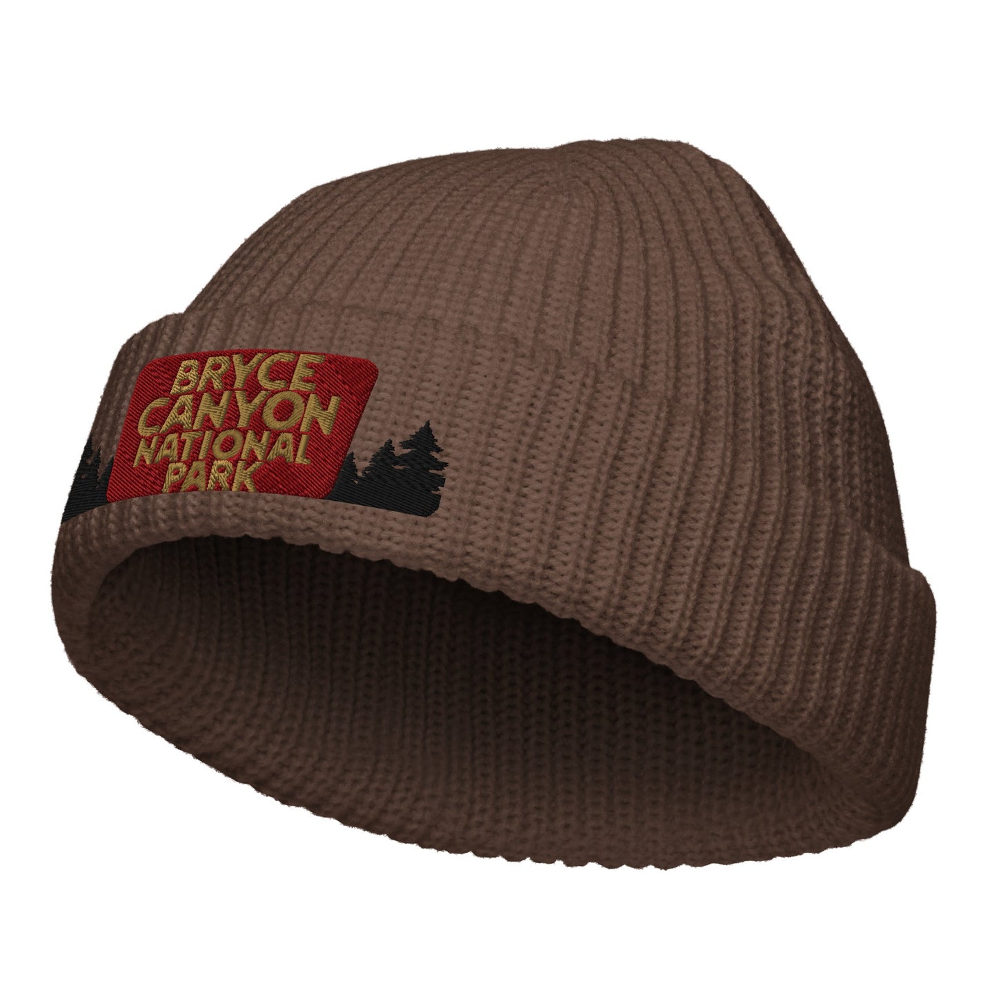 Bryce Canyon National Park Sign Embroidered Wharf Beanie