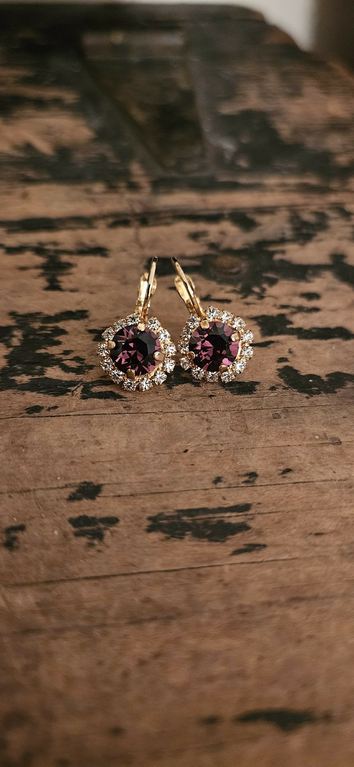 Anytime Crystals 8.5mm Swarovski Crystal Earrings