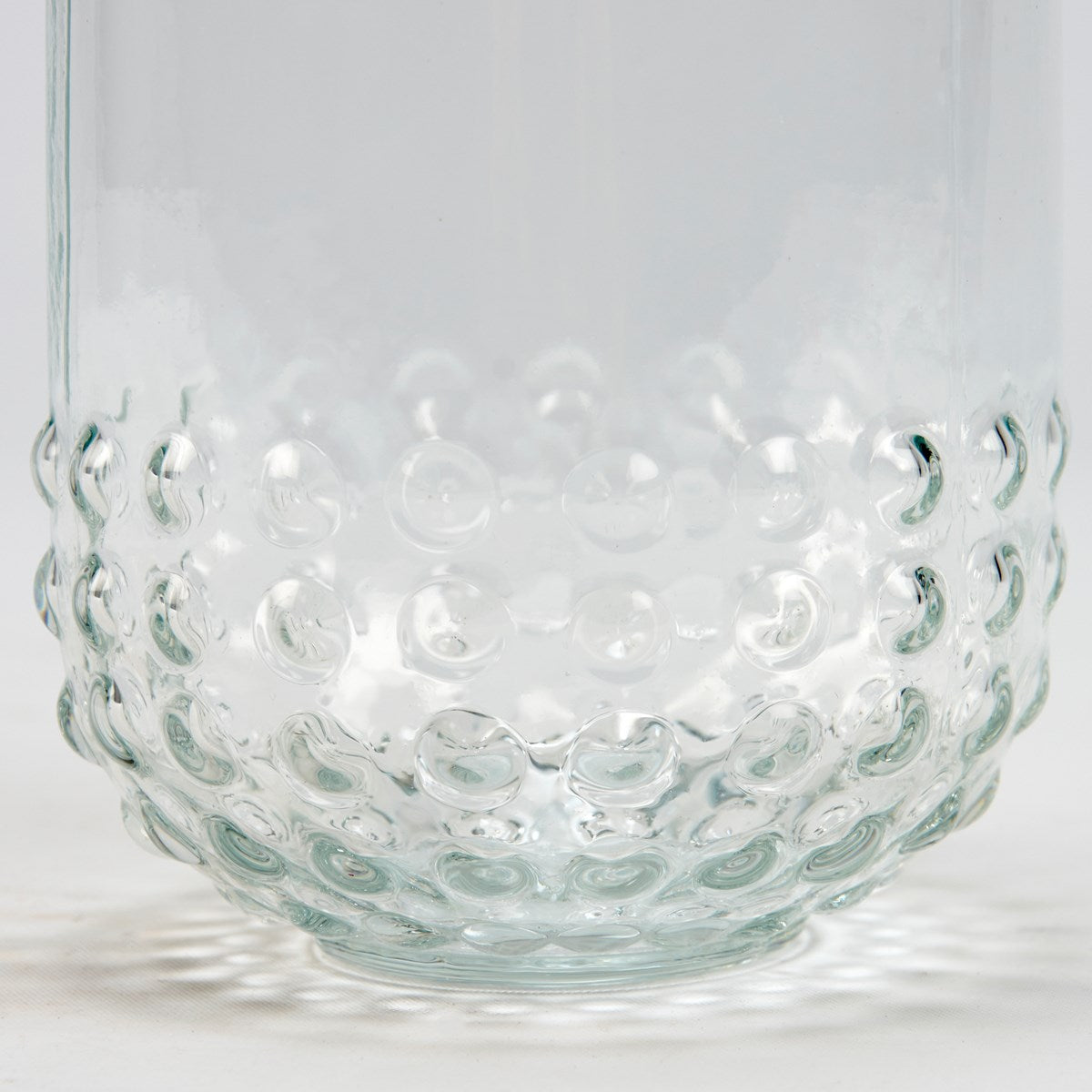 Gold Beaded Drinking Glass