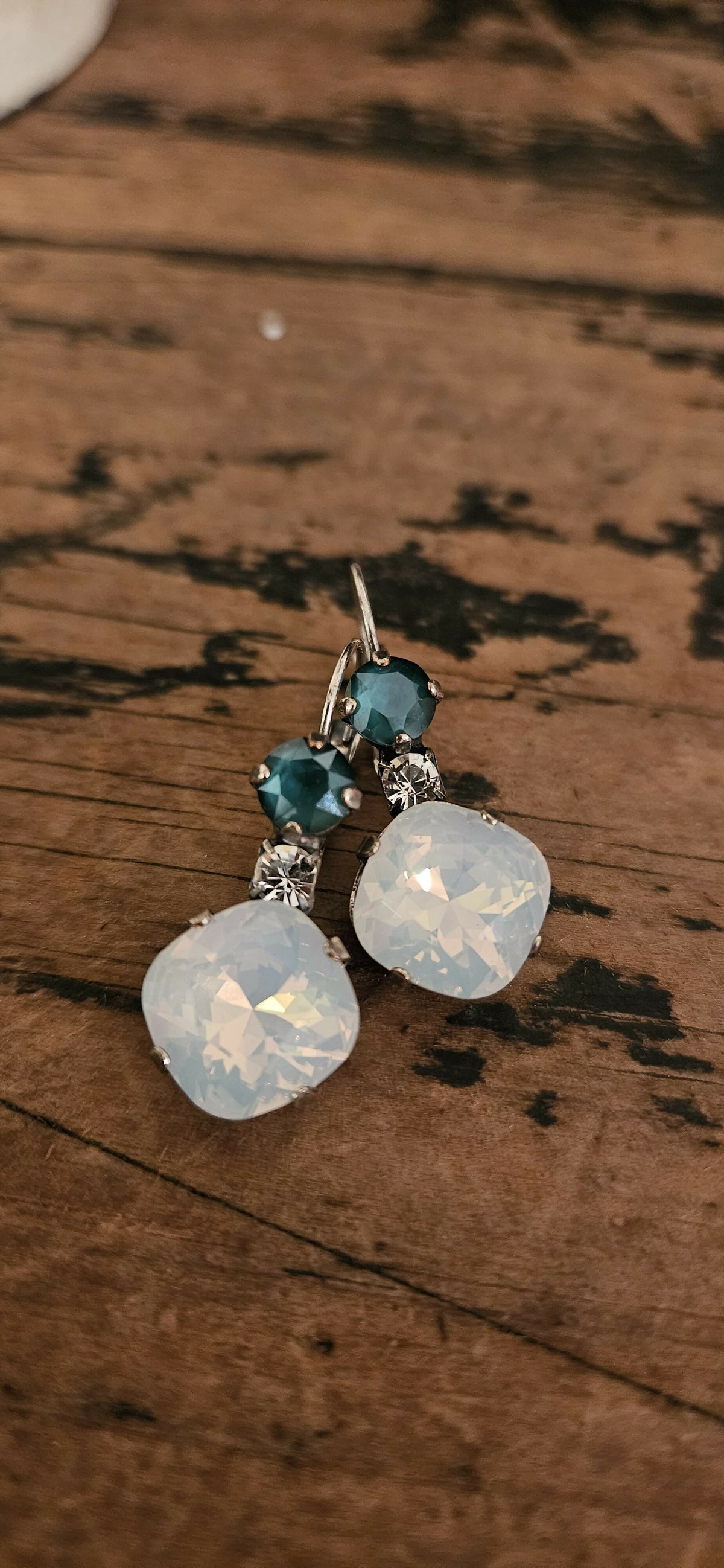 Anytime Crystals 5 & 12mm Swarovski Crystal Earrings