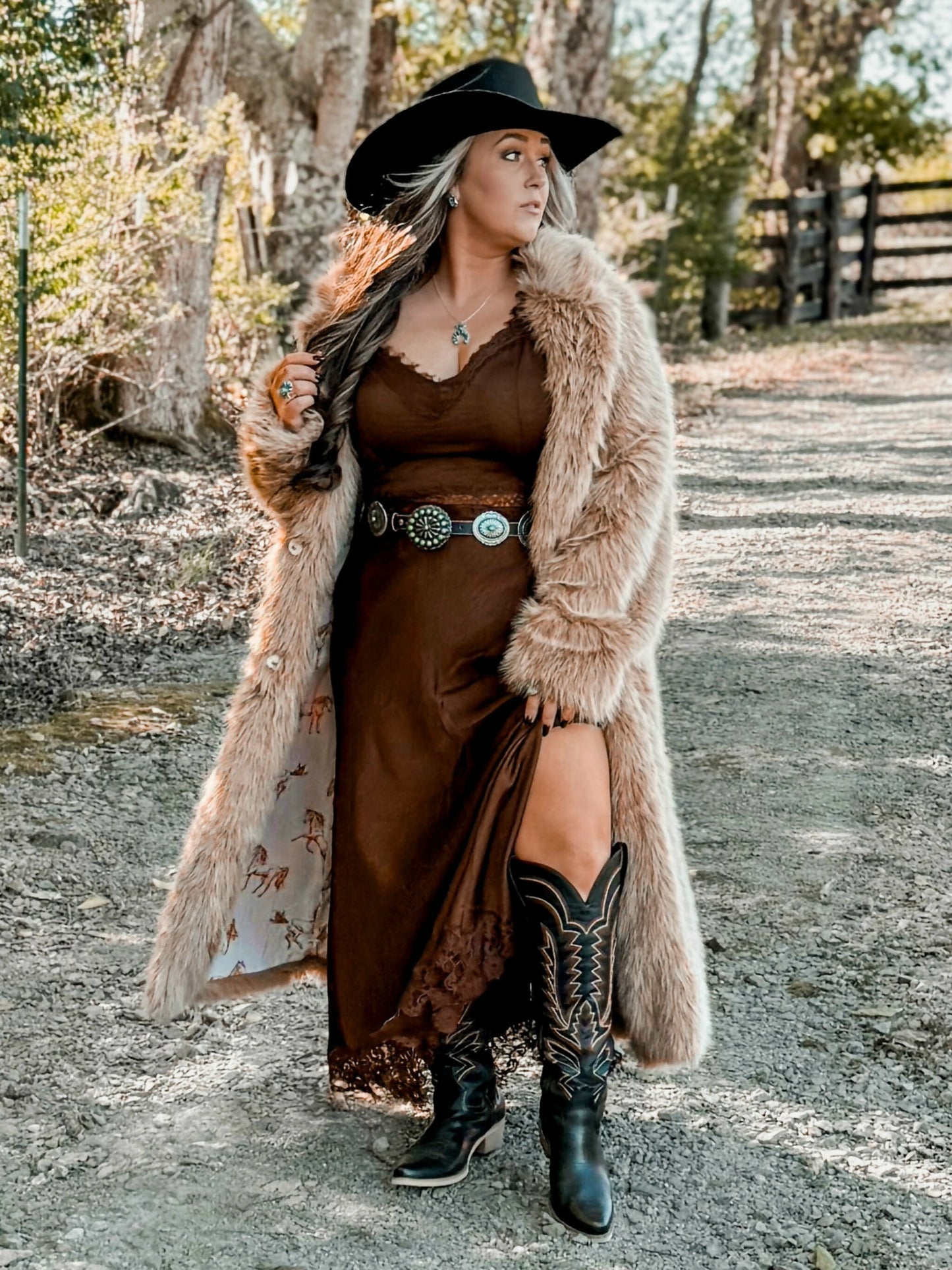 Isabella Satin Side Slit Maxi Dress