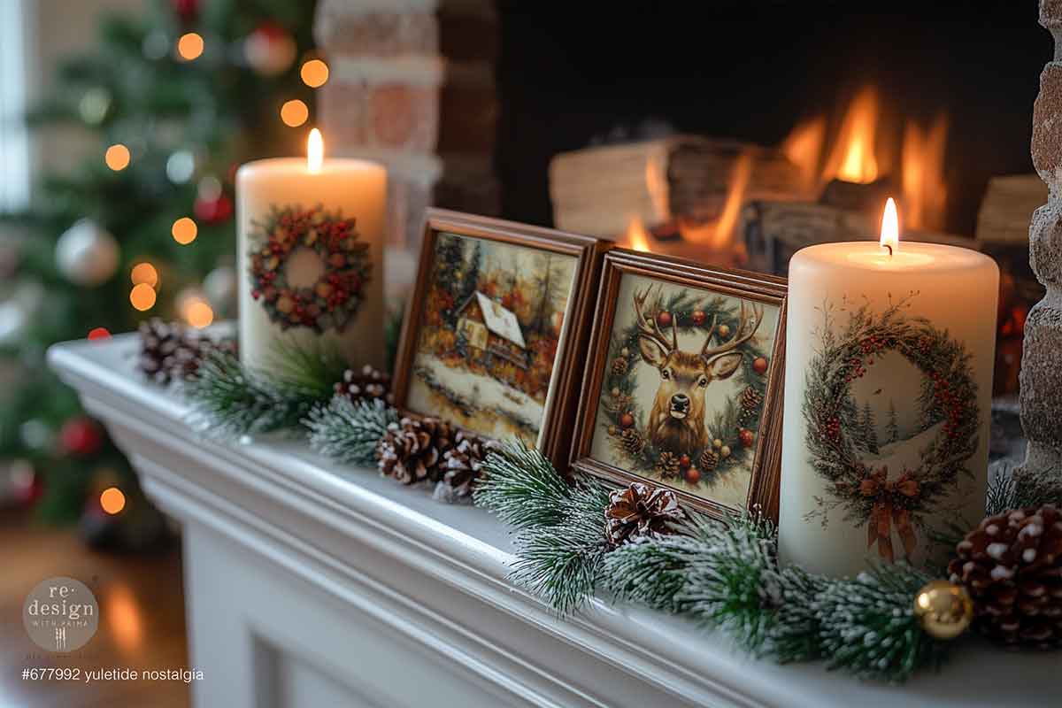 MIDDY TRANSFERS® – Yuletide Nostalgia – 4 SHEETS, 8.5″X11