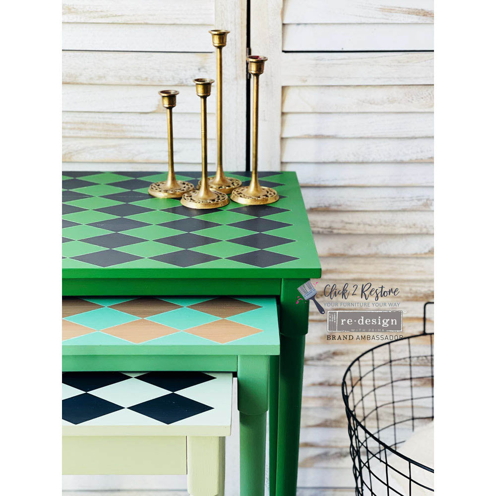 DECOR TRANSFERS – GOLD Harlequin