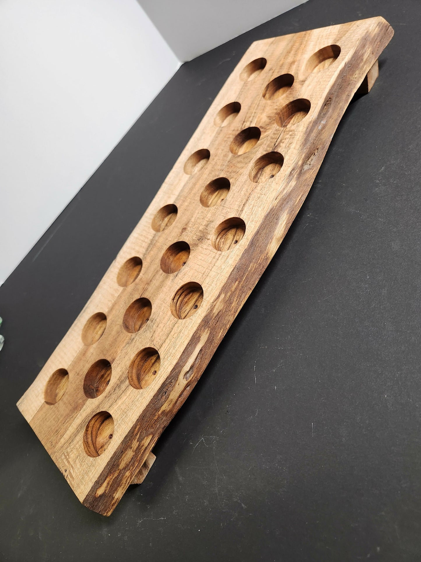 Acacia wood Char-shooterie board 18