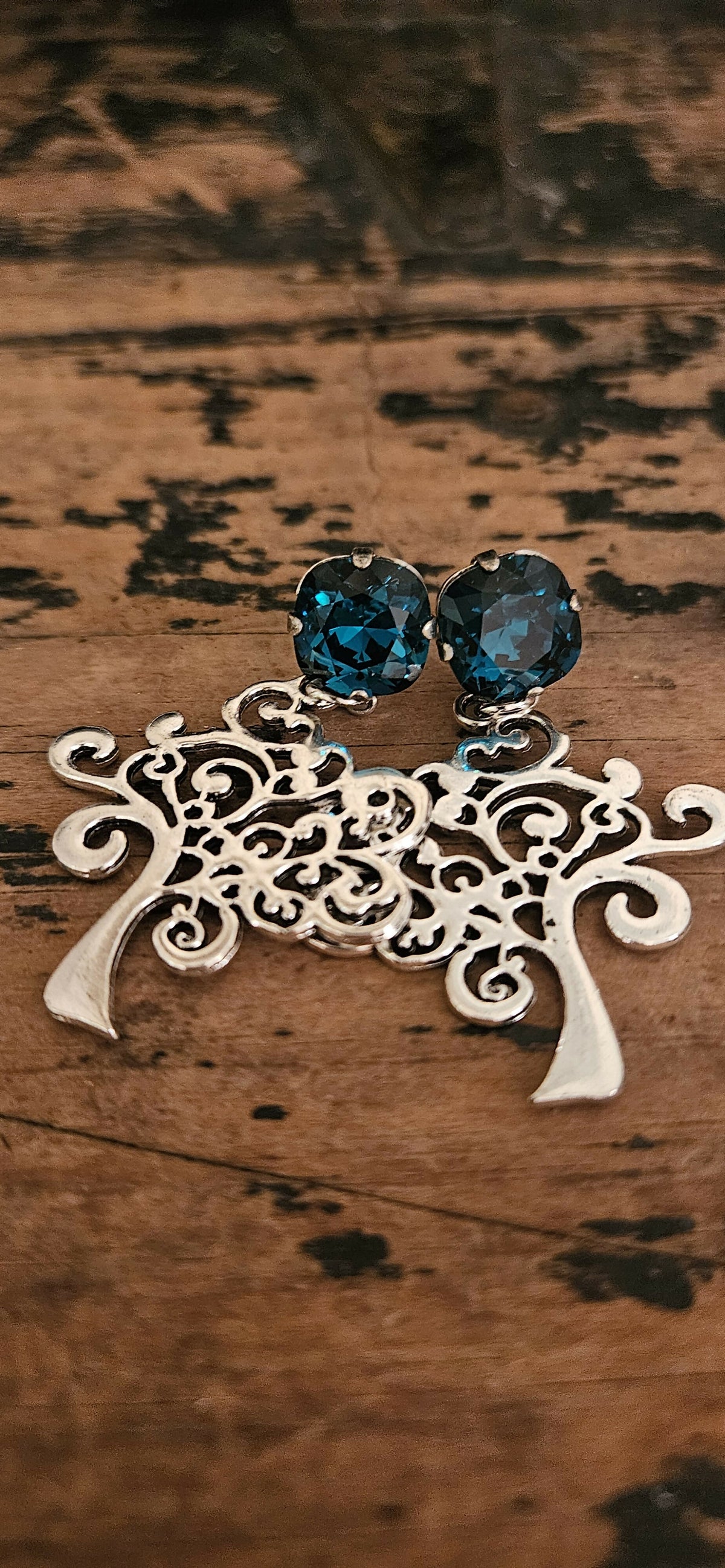Anytime Crystals 12mm Swarovski Crystal Earrings