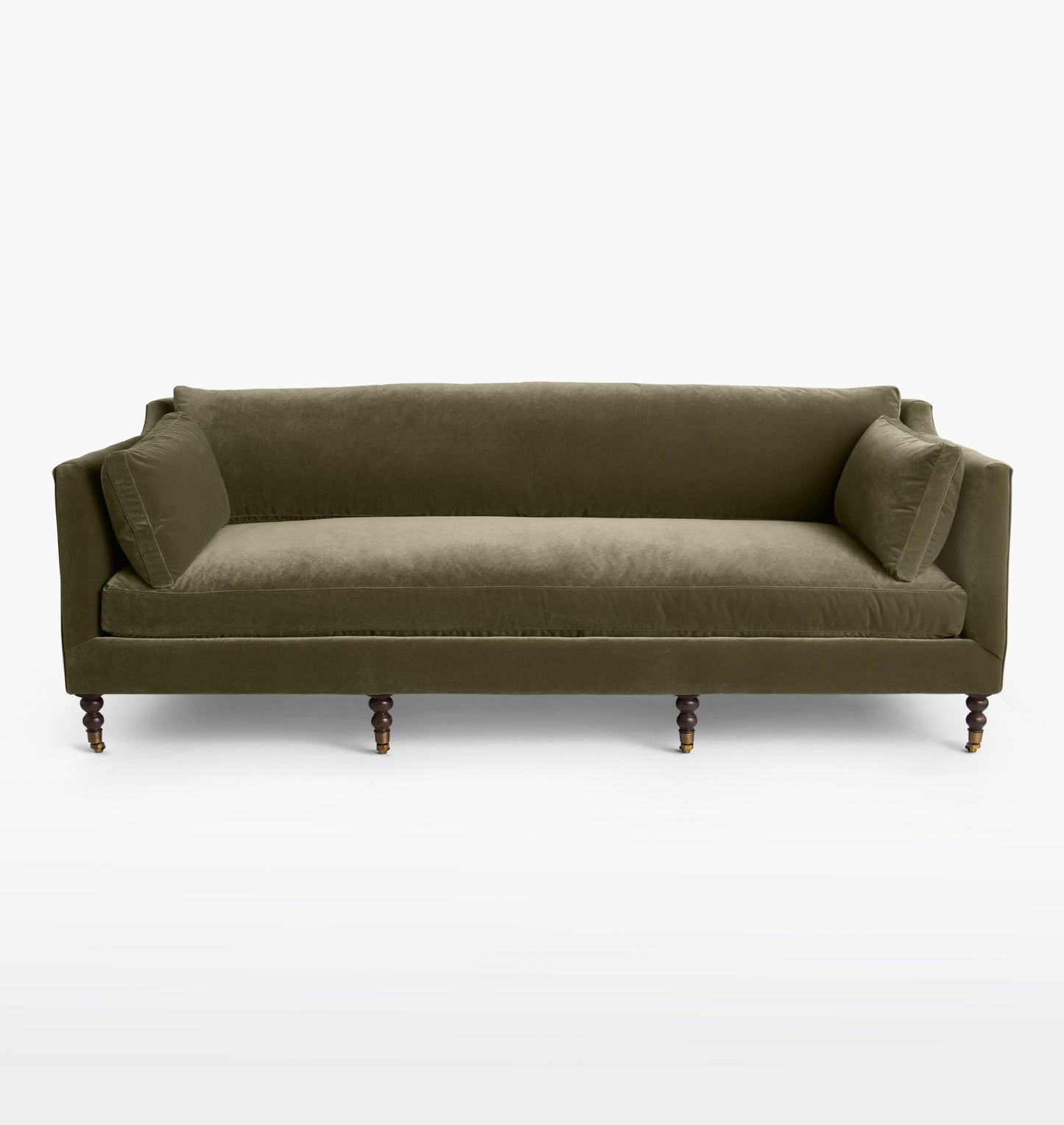 Velvet Moss Sofa 71"-90"