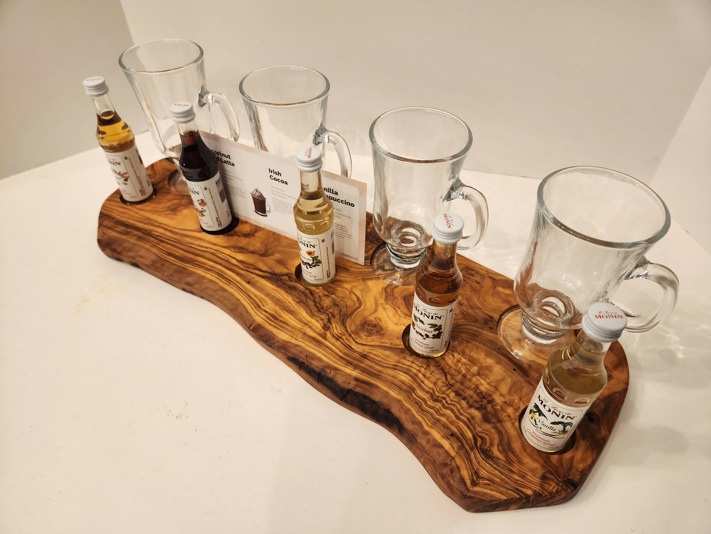 Char-Shooterie board and Irish Coffee set