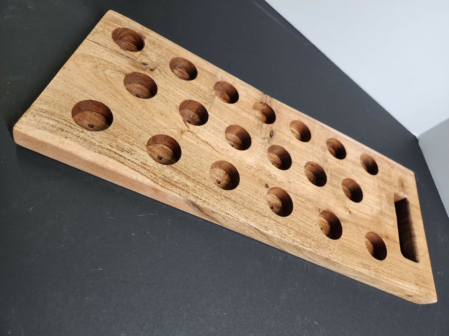 Acacia wood Char-shooterie board 19