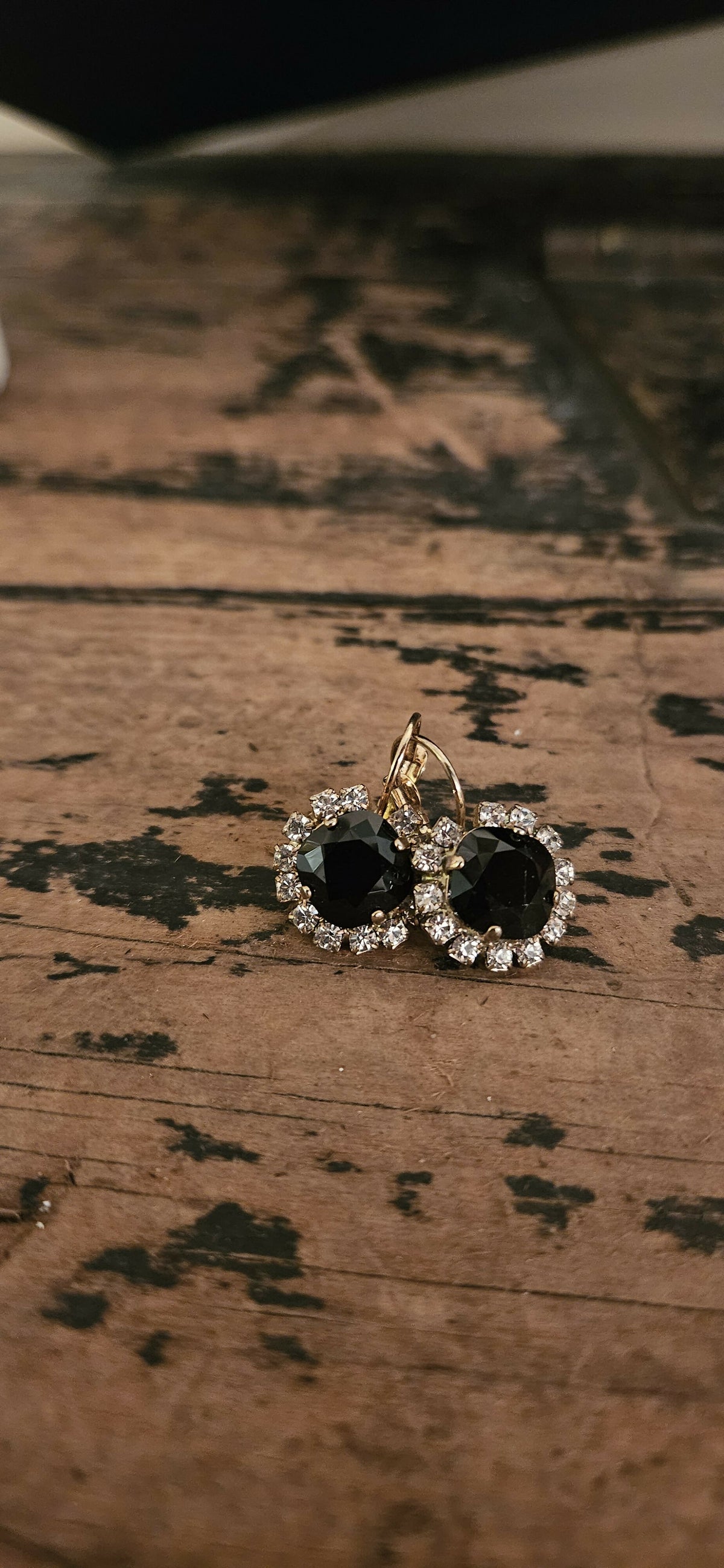 Anytime Crystals 10mm Crystal Halo Swarovski Crystal Earrings