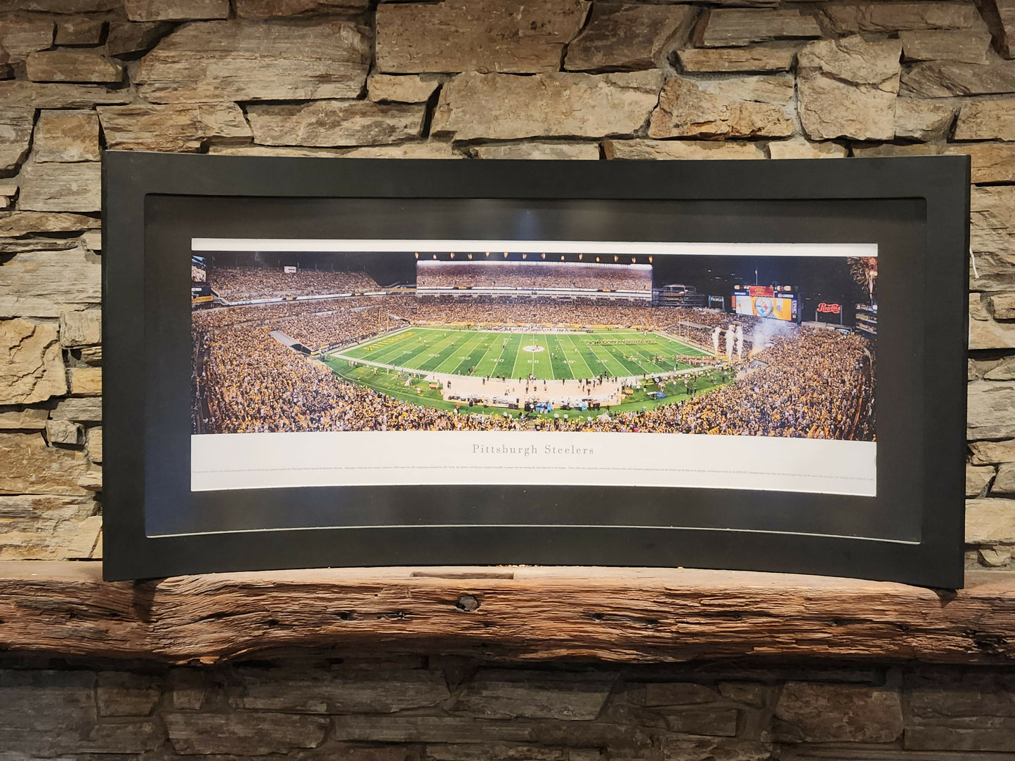 Curved Frame print of Heinz Field